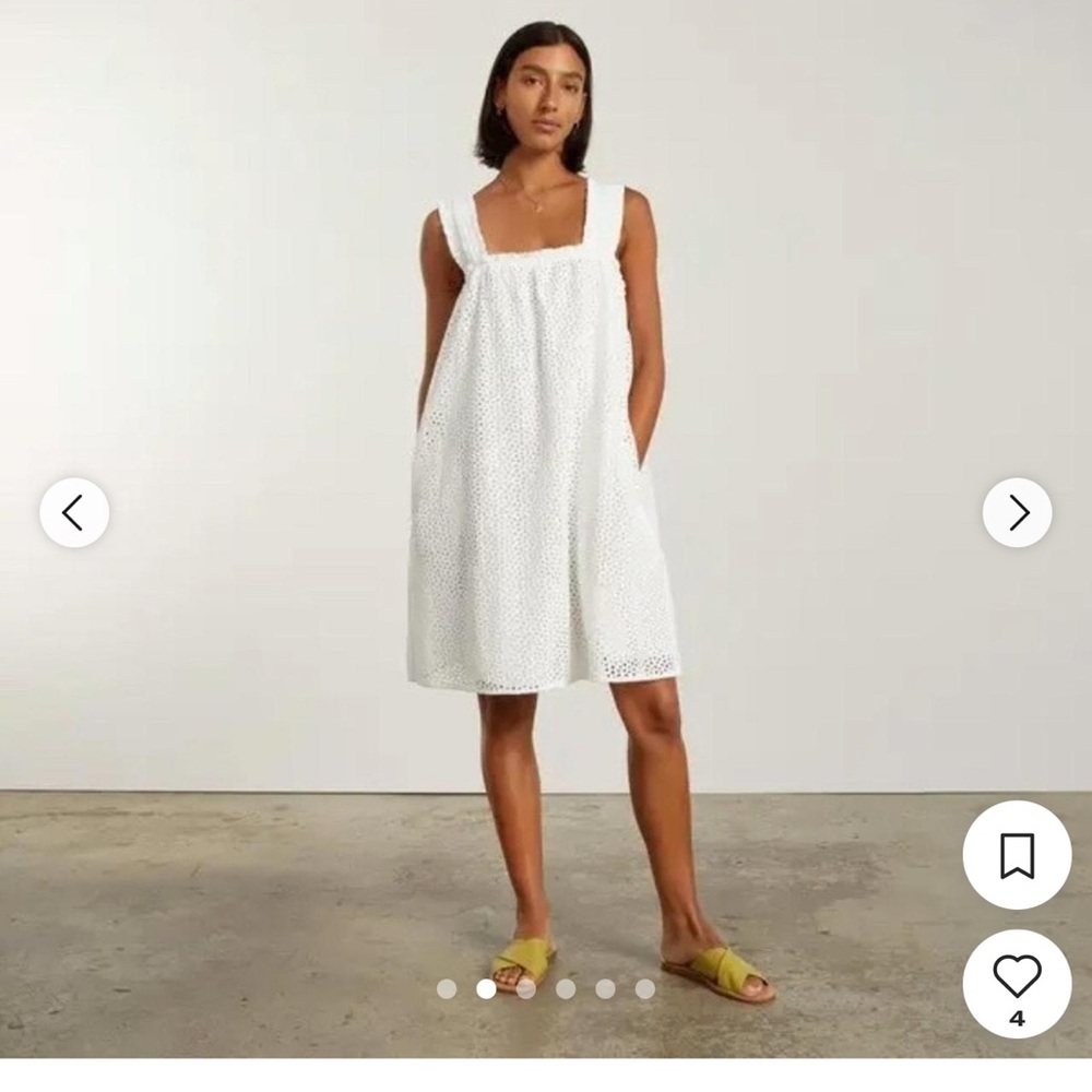 Everlane White Mini Dress
